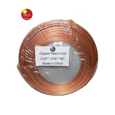 C1100 / C1200 0.1mm to 50mm Wall Thickness Copper Pipe for Air Conditioner