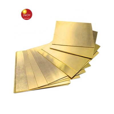 220~400 Tensile Strength Brass Material Sheet / Plate For Making Keys