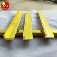 Customized brass right L-Angle R  profile shapes flat bar