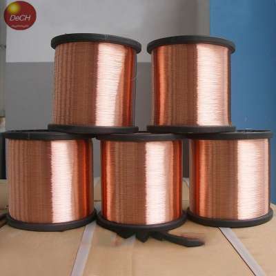 0.1mm 0.2mm 0.25mm red copper electric wire for winding price per meter