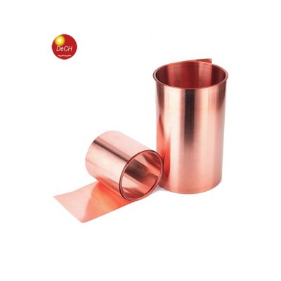 JIS ASTM Standard Red Soft 1/2H H EH Temper Rolled Copper Foil Roll Strip